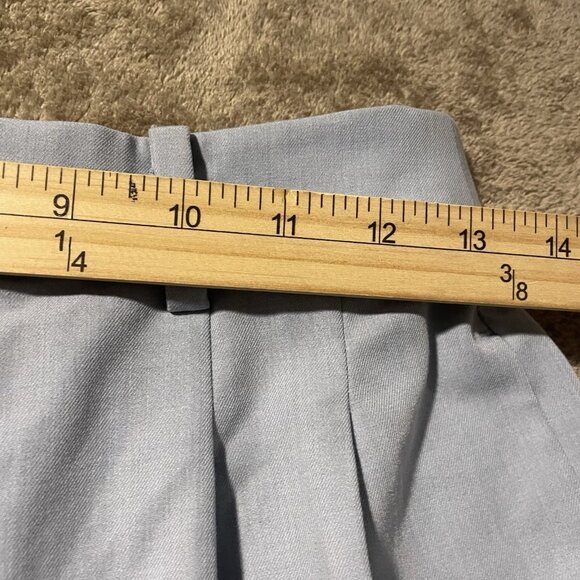 Uniqlo Pants Womens Small Light Blue Wide Leg Trousers High Rise Modest Casual - Picture 4 of 6